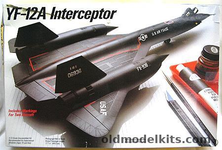 Testors 1/72 Lockheed YF-12A Interceptor, 697 plastic model kit